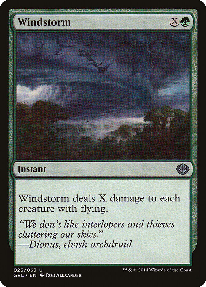 Windstorm — Duel Decks Anthology: Garruk vs. Liliana (GVL) #25