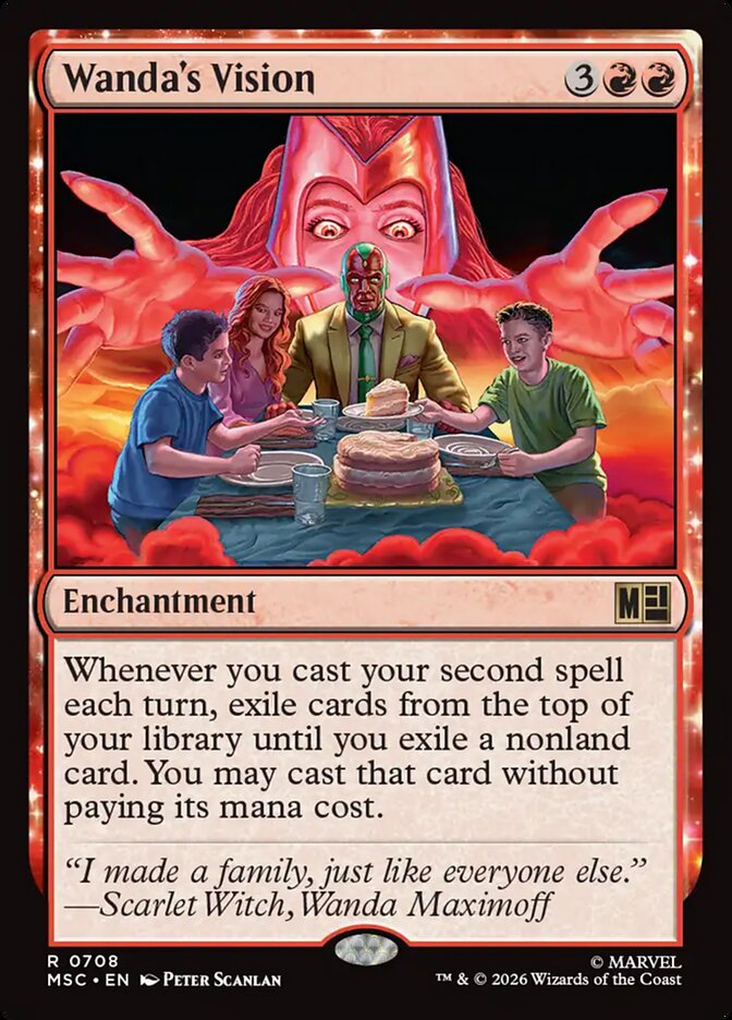 Wanda's Vision — Marvel Super Heroes Commander (MSC) #708