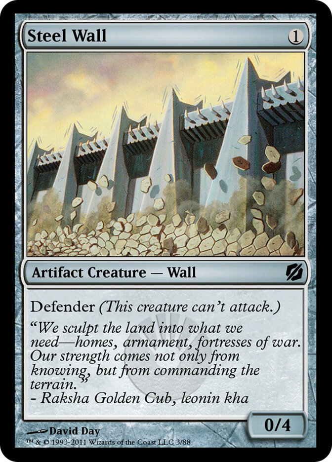 Steel Wall — Duel Decks: Mirrodin Pure vs. New Phyrexia (TD2) #3