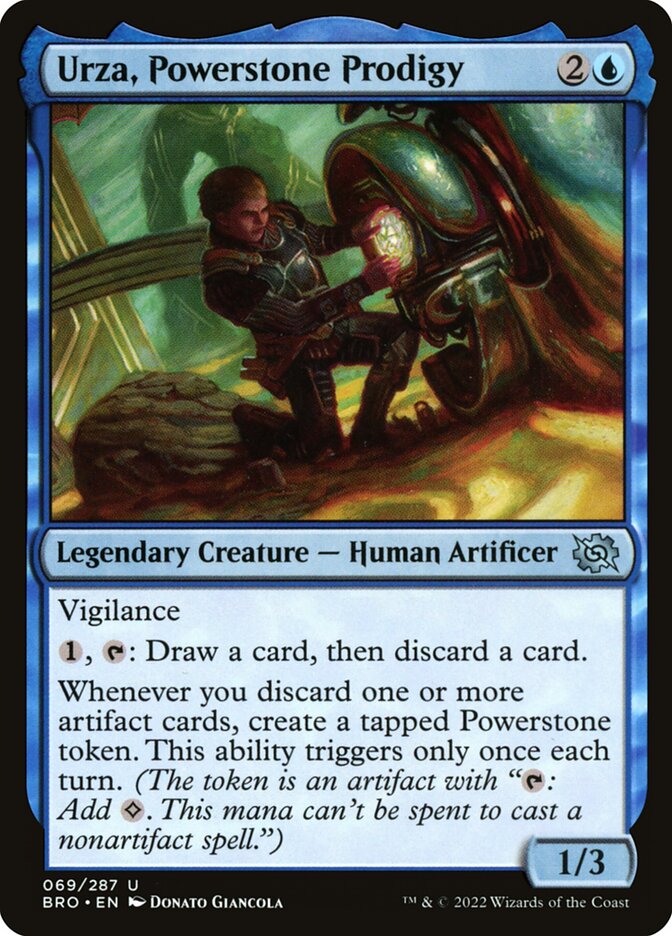 Urza, Powerstone Prodigy — The Brothers' War (BRO) #69