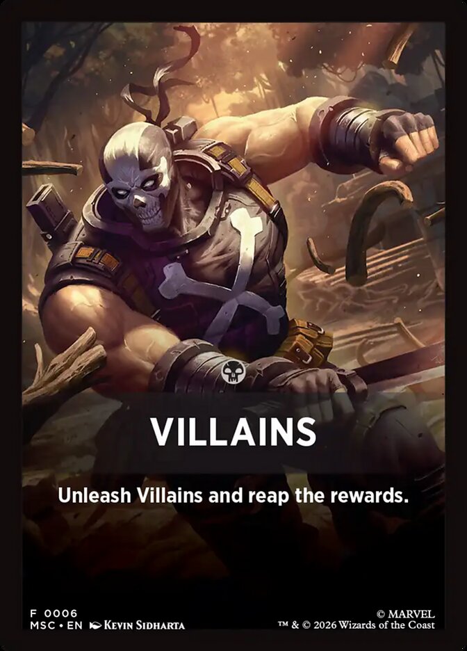 Villains — Marvel Super Heroes Jumpstart Front Cards (FMSC) #6