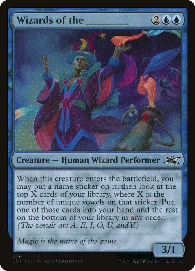Wizards of the _____ — Unfinity (UNF) #350