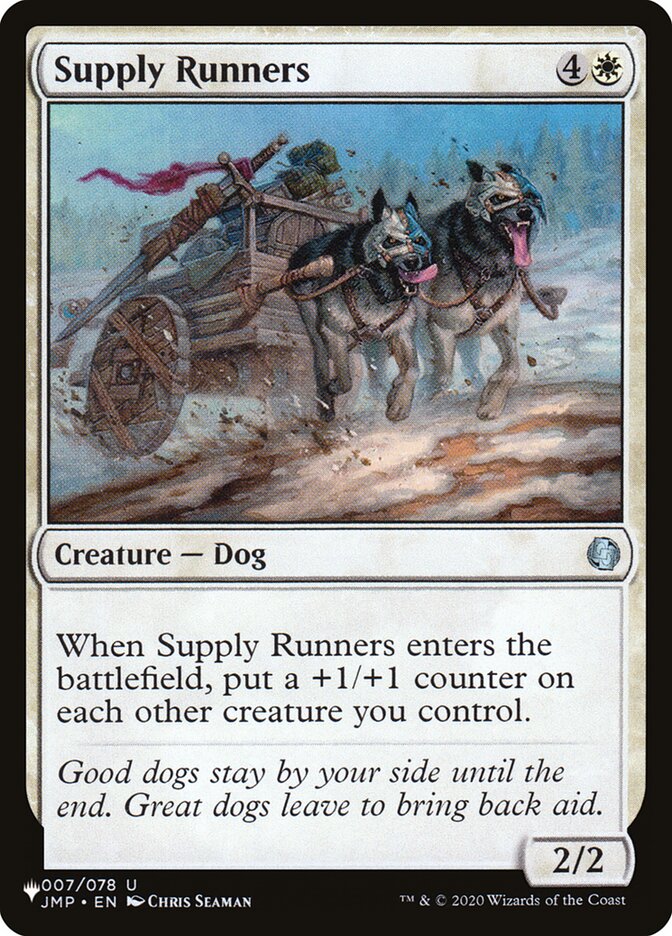 Supply Runners — The List (PLST) #JMP-7