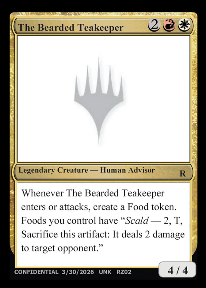 The Bearded Teakeeper — Unknown Event (UNK) #RZ02g