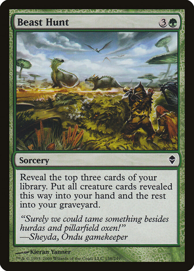 Beast Hunt — Zendikar (ZEN) #158