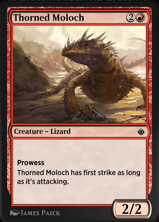 Thorned Moloch — Amonkhet Remastered (AKR) #177
