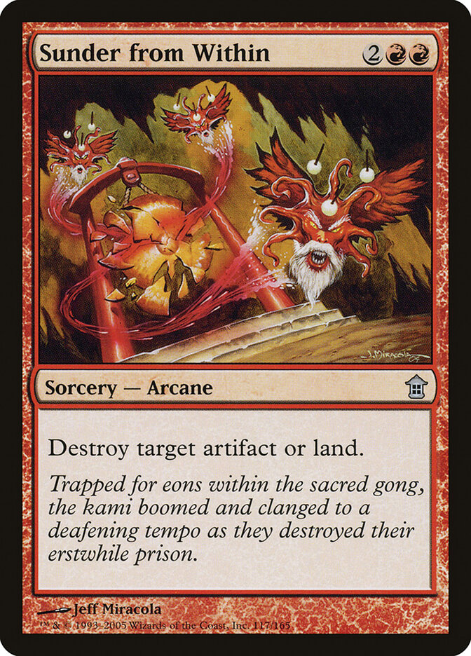Sunder from Within — Saviors of Kamigawa (SOK) #117