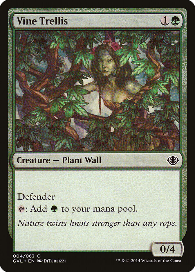 Vine Trellis — Duel Decks Anthology: Garruk vs. Liliana (GVL) #4