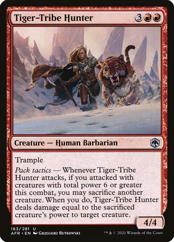 Tiger-Tribe Hunter — Adventures in the Forgotten Realms (AFR) #163