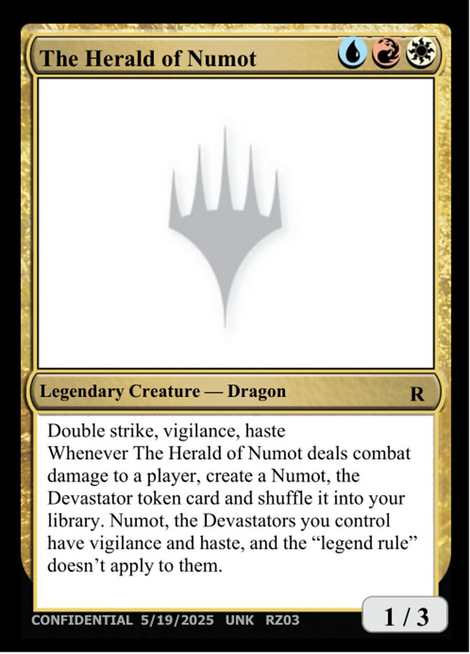 The Herald of Numot — Unknown Event (UNK) #RZ03