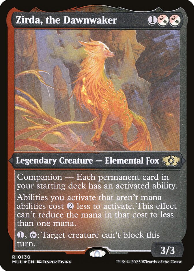 Zirda, the Dawnwaker — Multiverse Legends (MUL) #130