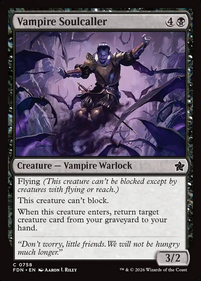 Vampire Soulcaller — Foundations (FDN) #758