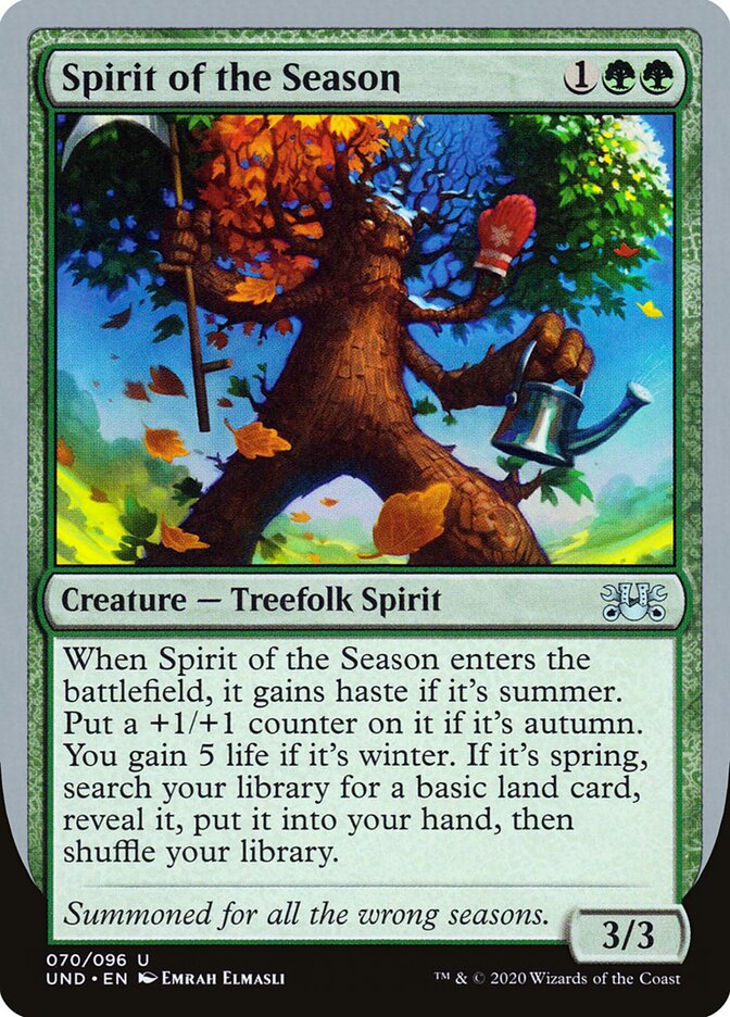 Spirit of the Season — Unsanctioned (UND) #70