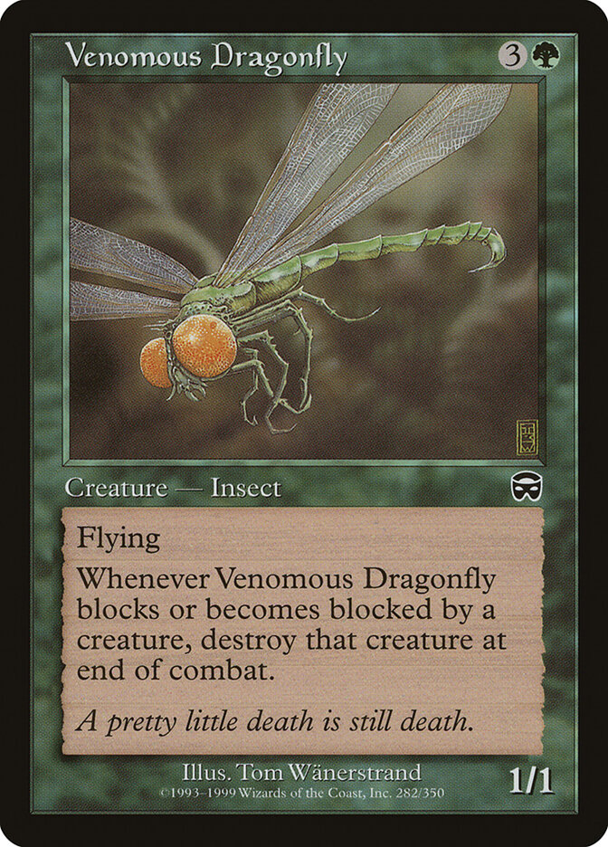 Venomous Dragonfly — Mercadian Masques (MMQ) #282