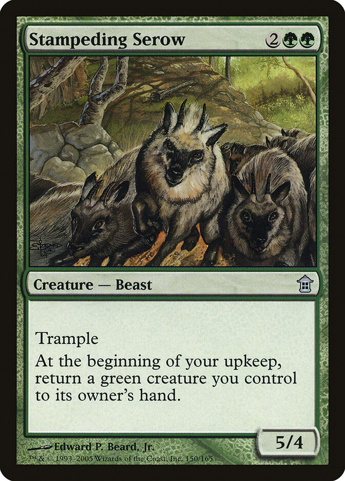 Stampeding Serow — Saviors of Kamigawa (SOK) #150
