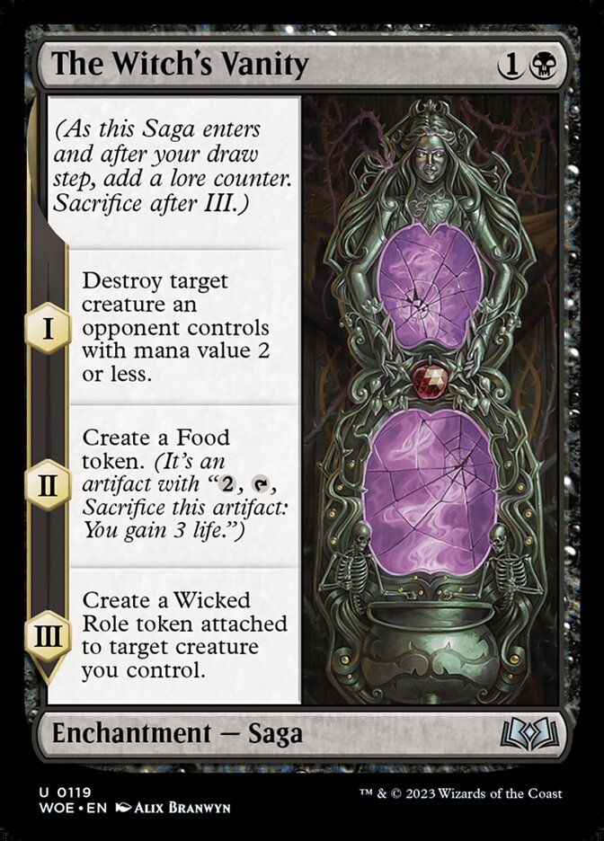 The Witch's Vanity — Wilds of Eldraine (WOE) #119