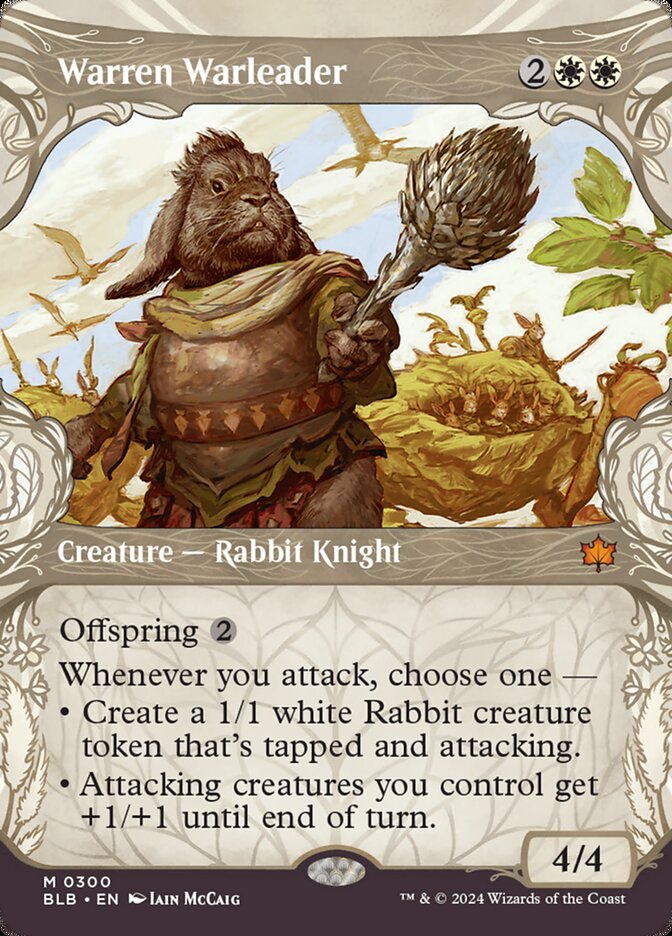 Warren Warleader — Bloomburrow (BLB) #300