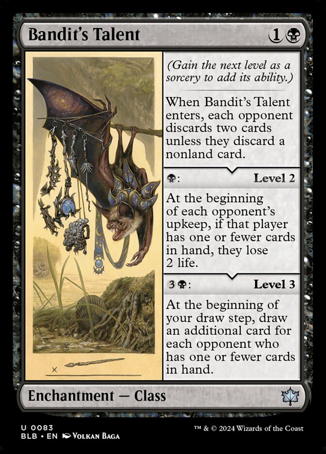 Bandit's Talent — Bloomburrow (BLB) #83