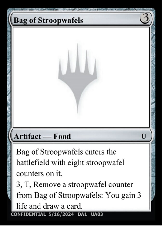 Bag of Stroopwafels — Unknown Event (UNK) #UA03a
