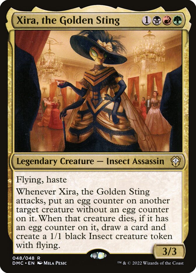 Xira, the Golden Sting — Dominaria United Commander (DMC) #48