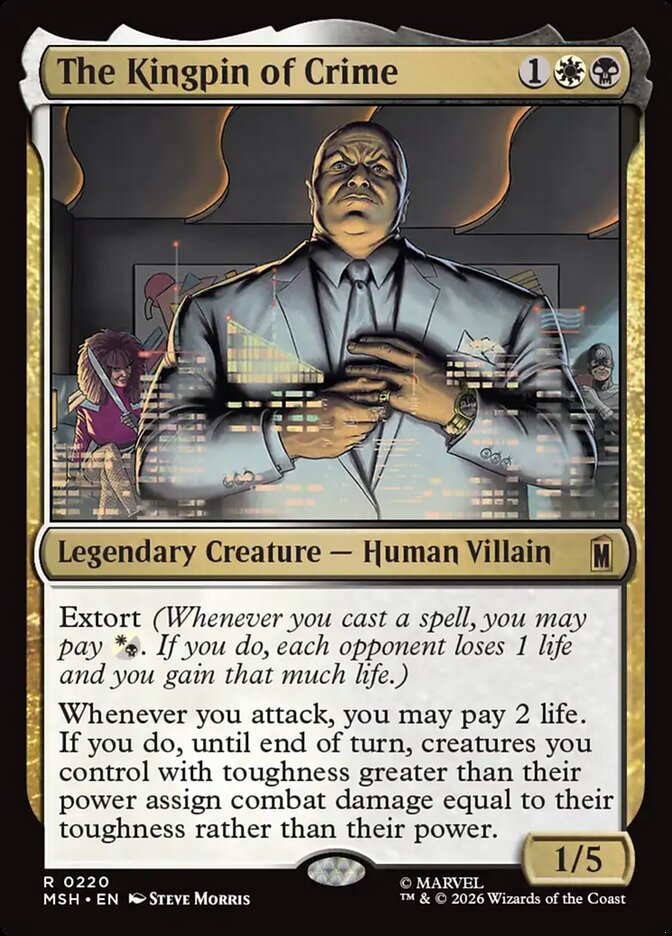 The Kingpin of Crime — Marvel Super Heroes (MSH) #220