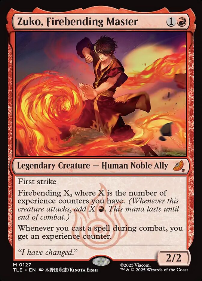 Zuko, Firebending Master — Avatar: The Last Airbender Eternal (TLE) #127