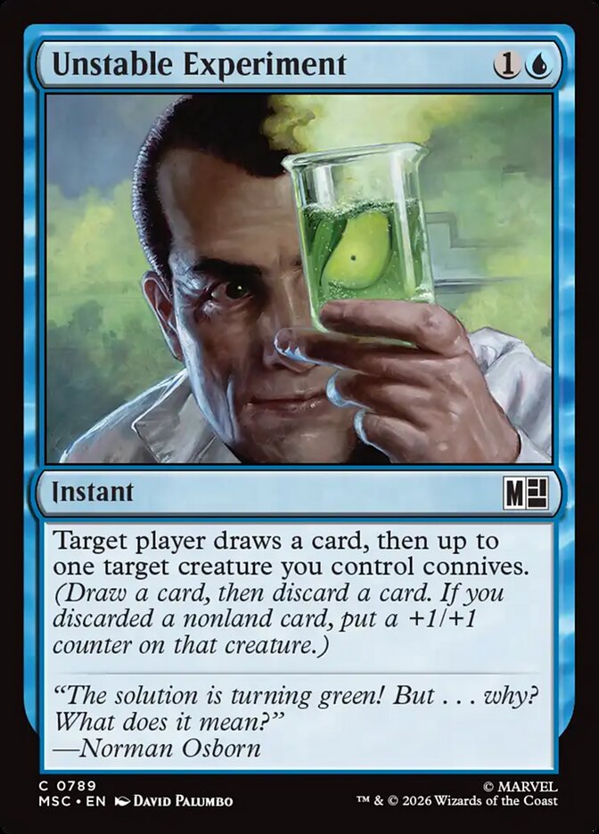 Unstable Experiment — Marvel Super Heroes Commander (MSC) #789