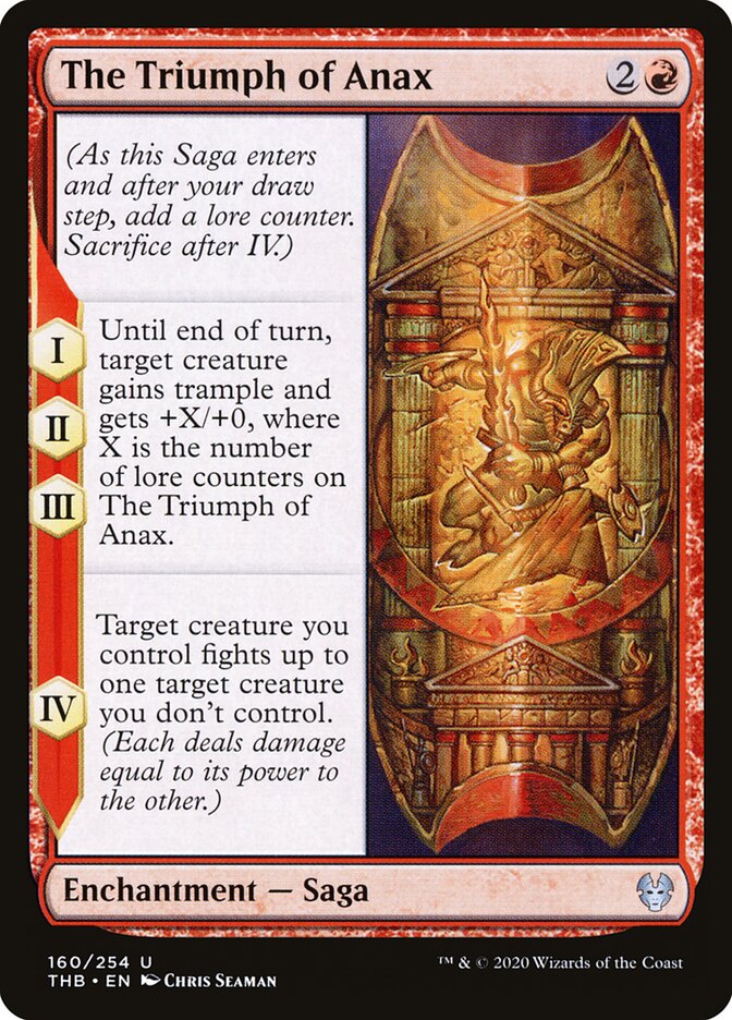 The Triumph of Anax — Theros Beyond Death (THB) #160