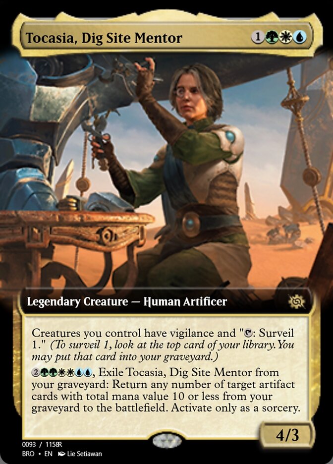 Tocasia, Dig Site Mentor — Magic Online Promos (PRM) #105794