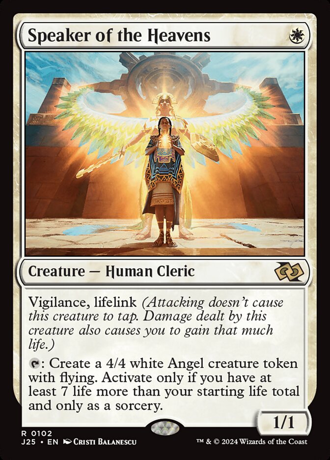 Speaker of the Heavens — Foundations Jumpstart (J25) #102