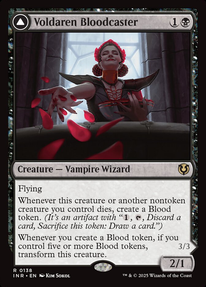 Voldaren Bloodcaster // Bloodbat Summoner — Innistrad Remastered (INR) #138