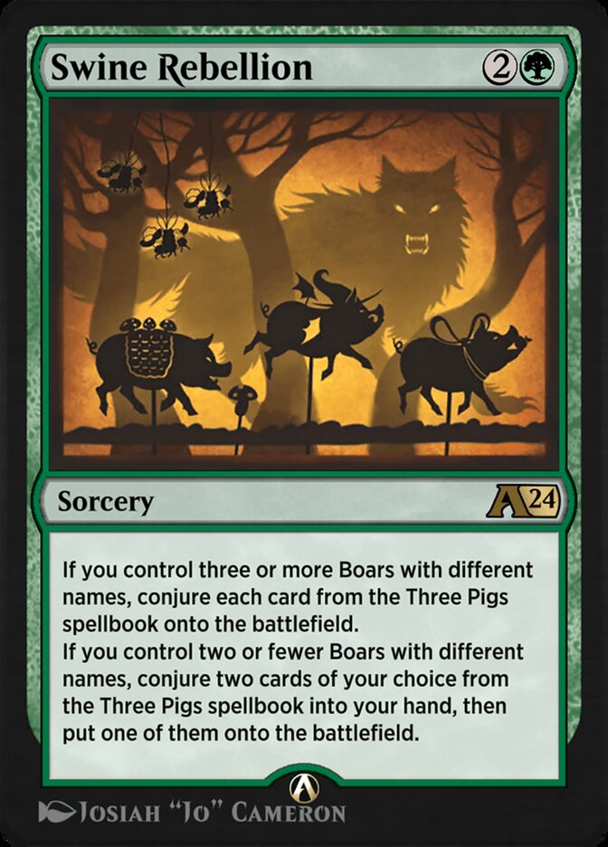 Swine Rebellion — Alchemy: Wilds of Eldraine (YWOE) #15