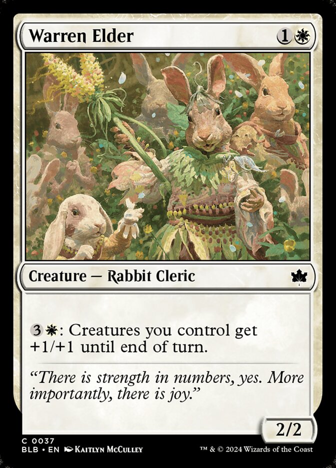 Warren Elder — Bloomburrow (BLB) #37