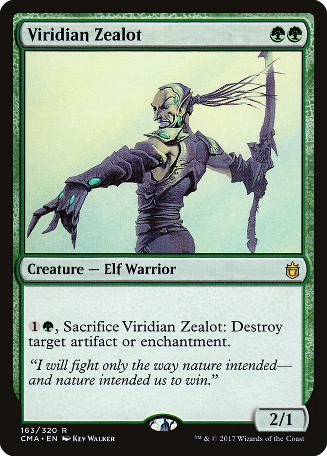 Viridian Zealot — Commander Anthology (CMA) #163