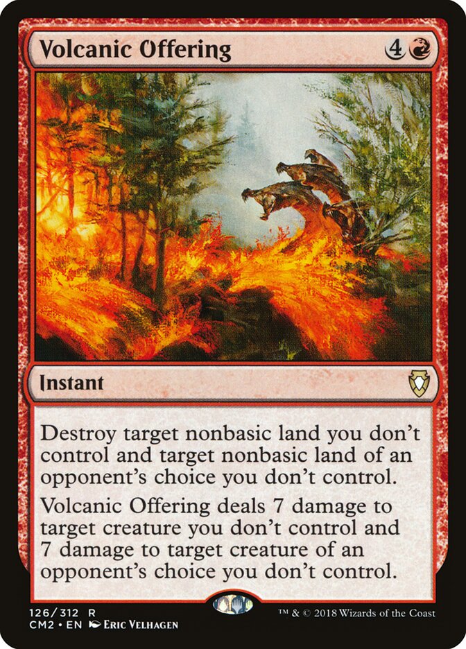 Volcanic Offering — Commander Anthology Volume II (CM2) #126