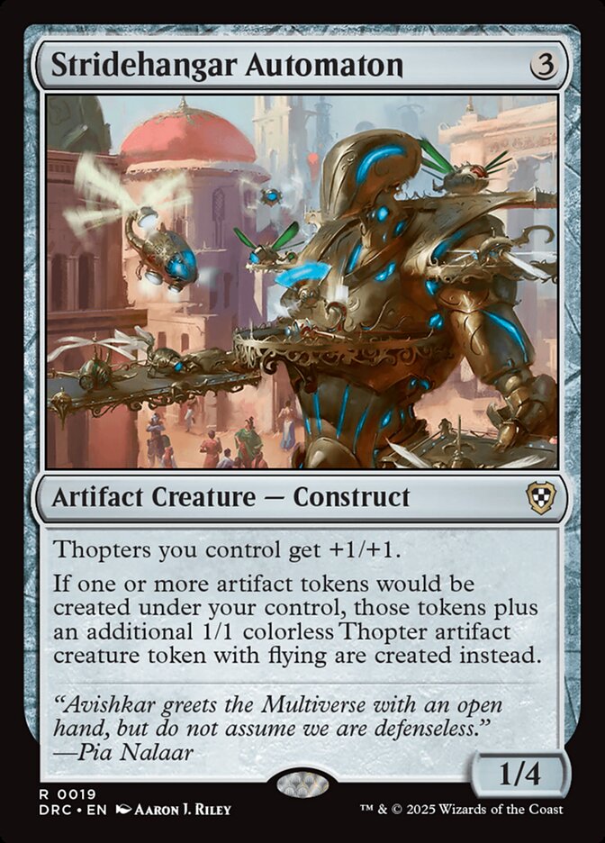 Stridehangar Automaton — Aetherdrift Commander (DRC) #19