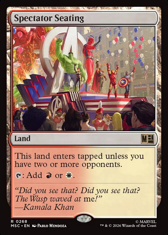 Spectator Seating — Marvel Super Heroes Commander (MSC) #268