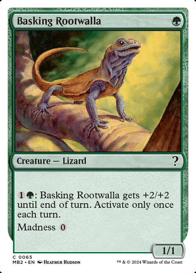 Basking Rootwalla — Mystery Booster 2 (MB2) #65