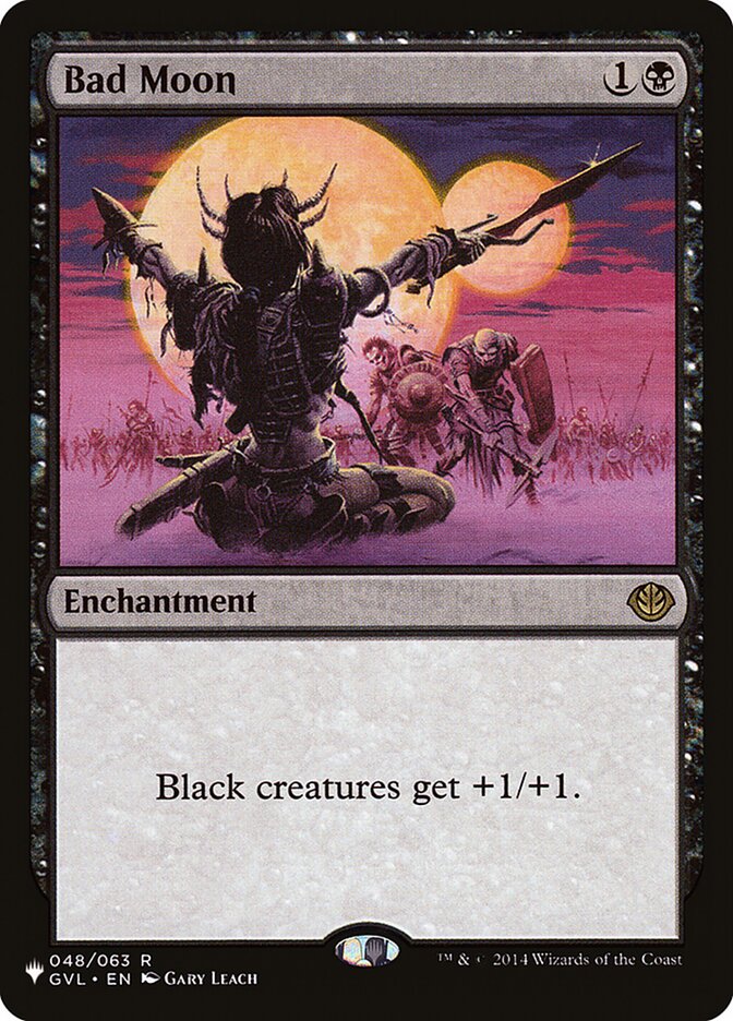 Bad Moon — The List (PLST) #GVL-48