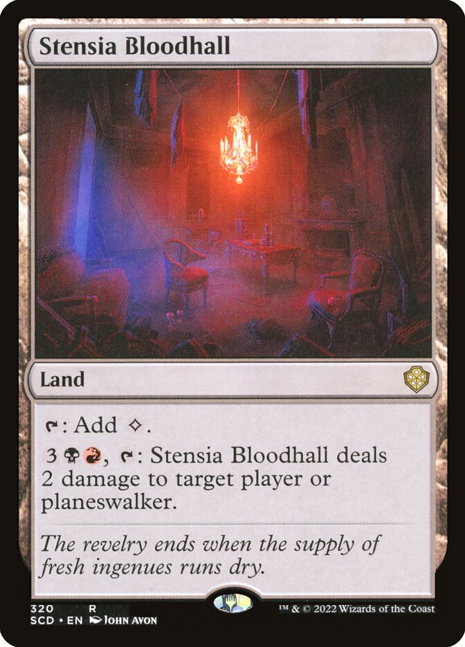 Stensia Bloodhall — Starter Commander Decks (SCD) #320