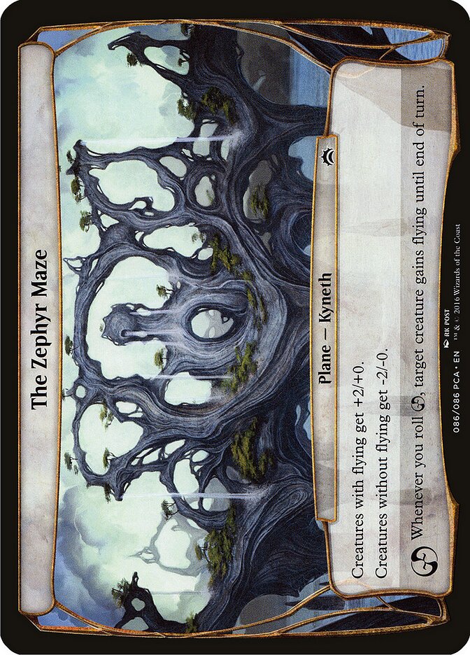 The Zephyr Maze — Planechase Anthology Planes (OPCA) #86