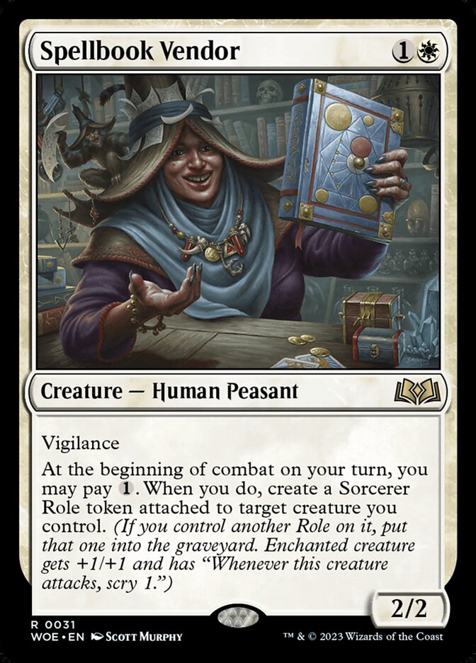 Spellbook Vendor — Wilds of Eldraine (WOE) #31