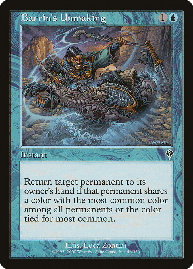 Barrin's Unmaking — Invasion (INV) #46