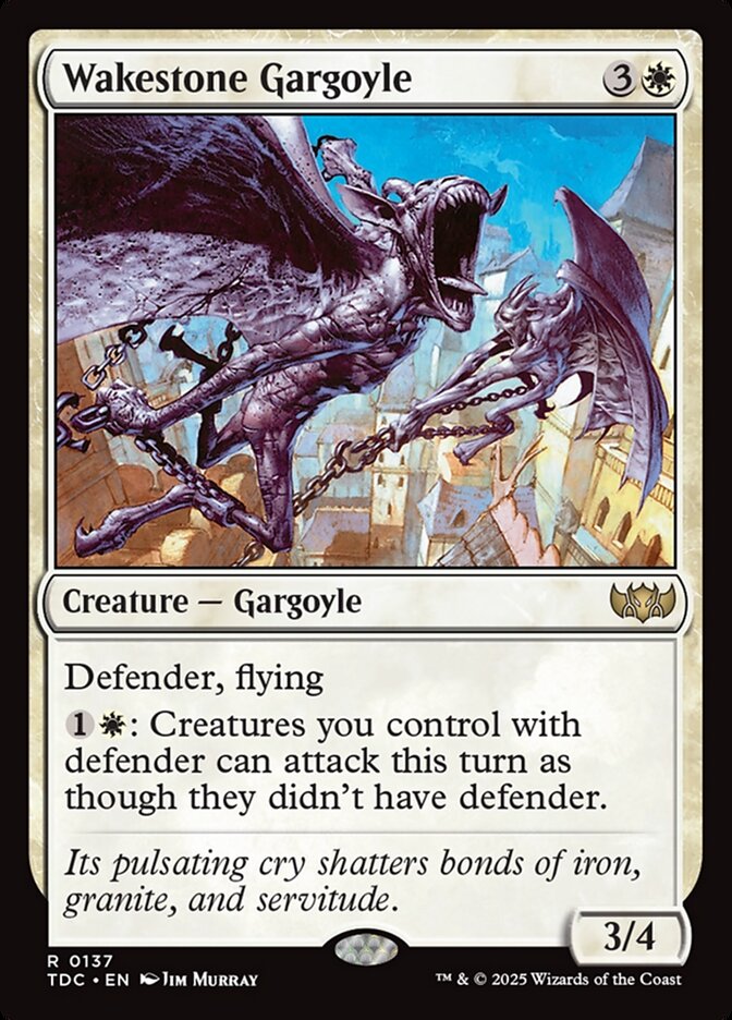 Wakestone Gargoyle — Tarkir: Dragonstorm Commander (TDC) #137