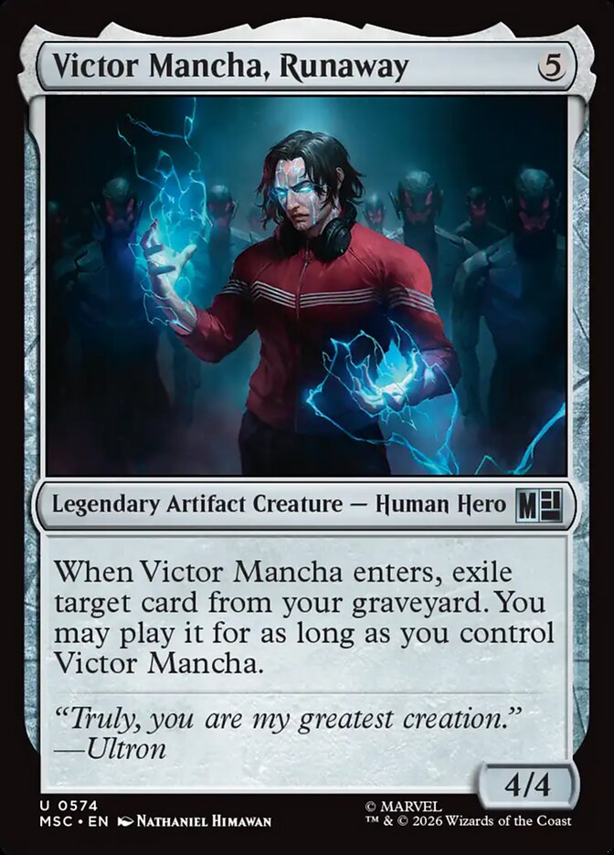 Victor Mancha, Runaway — Marvel Super Heroes Commander (MSC) #574