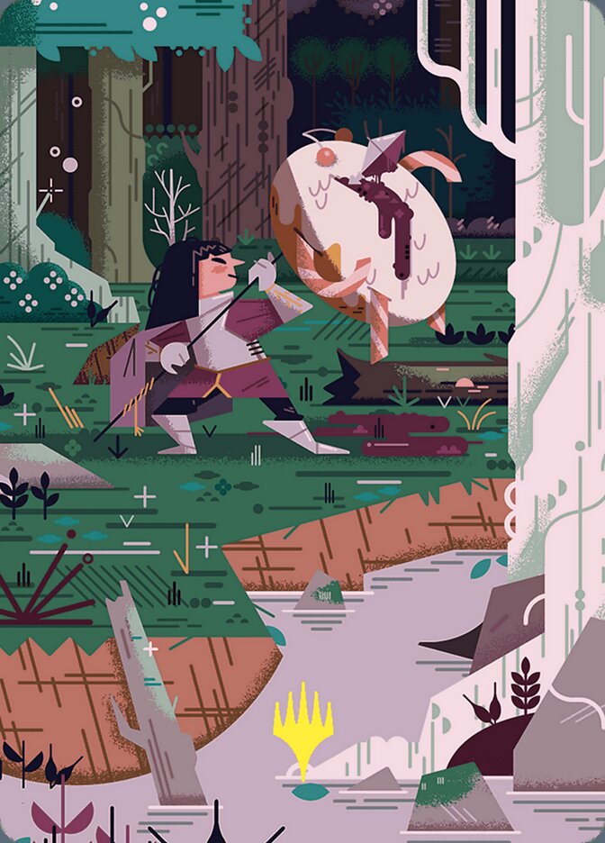 Stab Wound // Stab Wound — Wilds of Eldraine Art Series (AWOE) #69