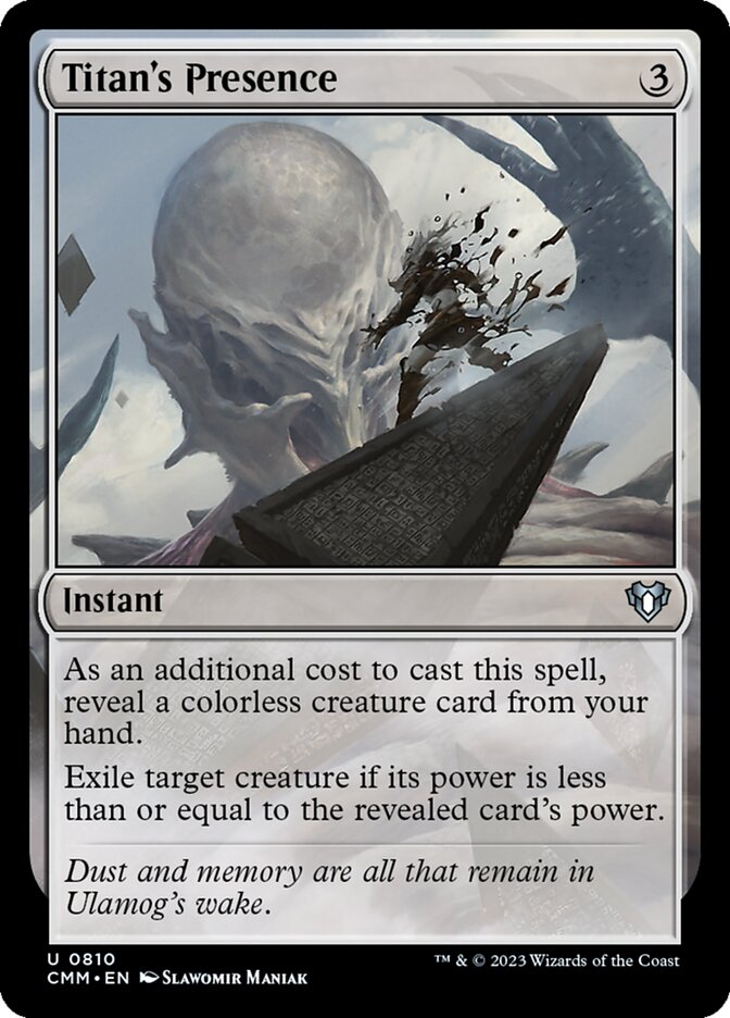 Titan's Presence — Commander Masters (CMM) #810