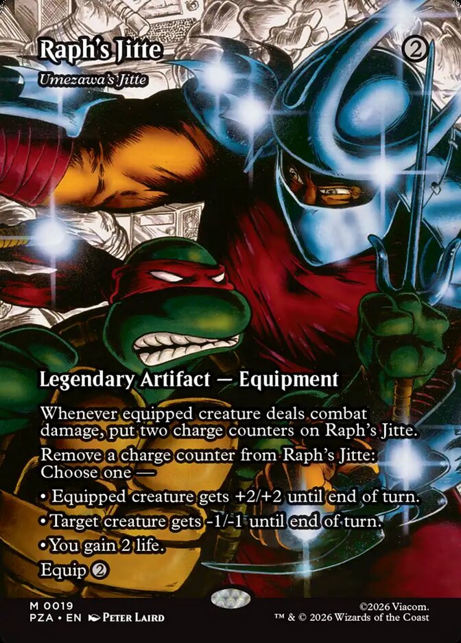 Umezawa's Jitte — Teenage Mutant Ninja Turtles Source Material (PZA) #19