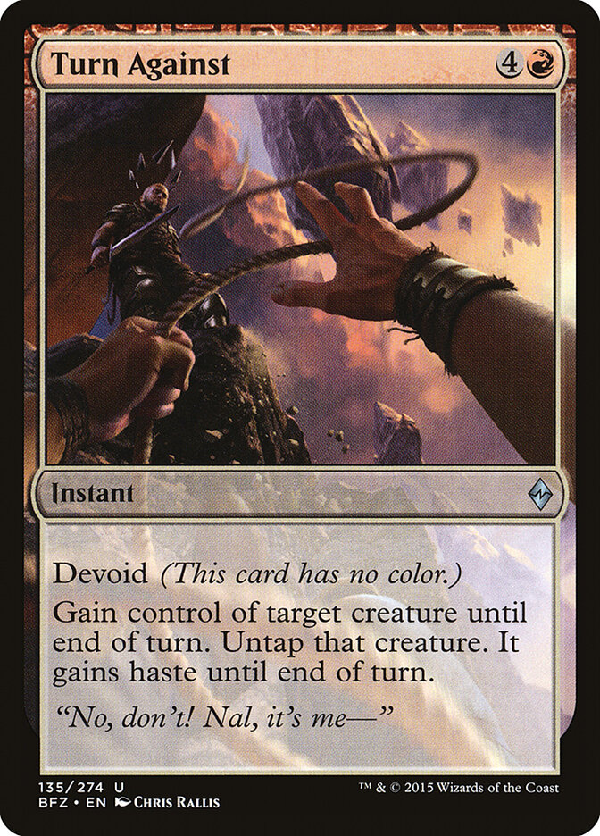 Turn Against — Battle for Zendikar (BFZ) #135