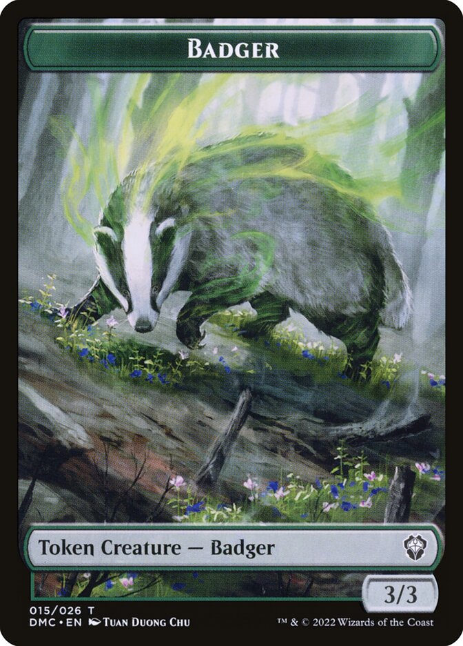 Badger — Dominaria United Tokens (TDMU) #15